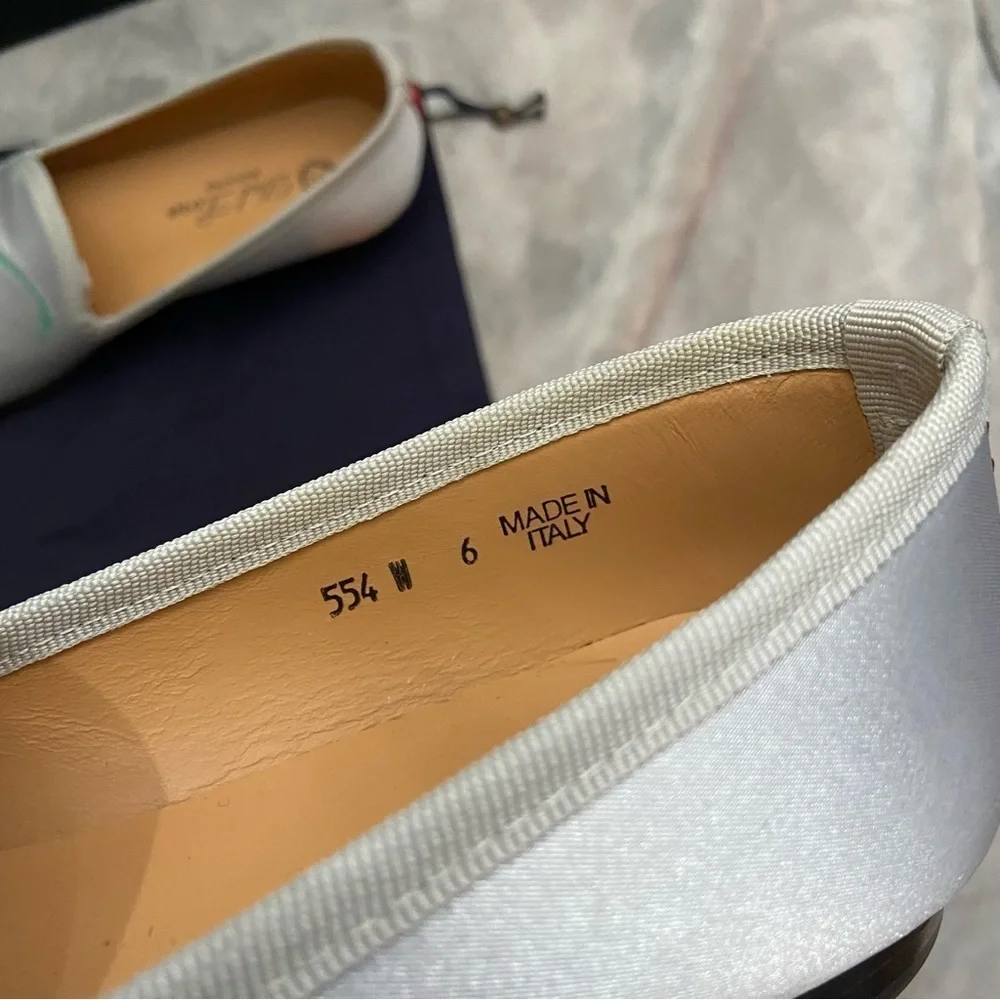 Del Toro x Vogue 125 special edition collaboration Satin Slippers Flats 6